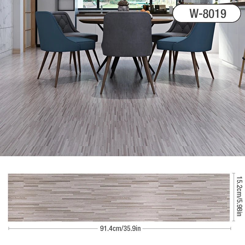 10 Miếng Dán Sàn PVC 3D Gỗ Dày Chống Thấm Bền Dễ Dán - Daisan Store
