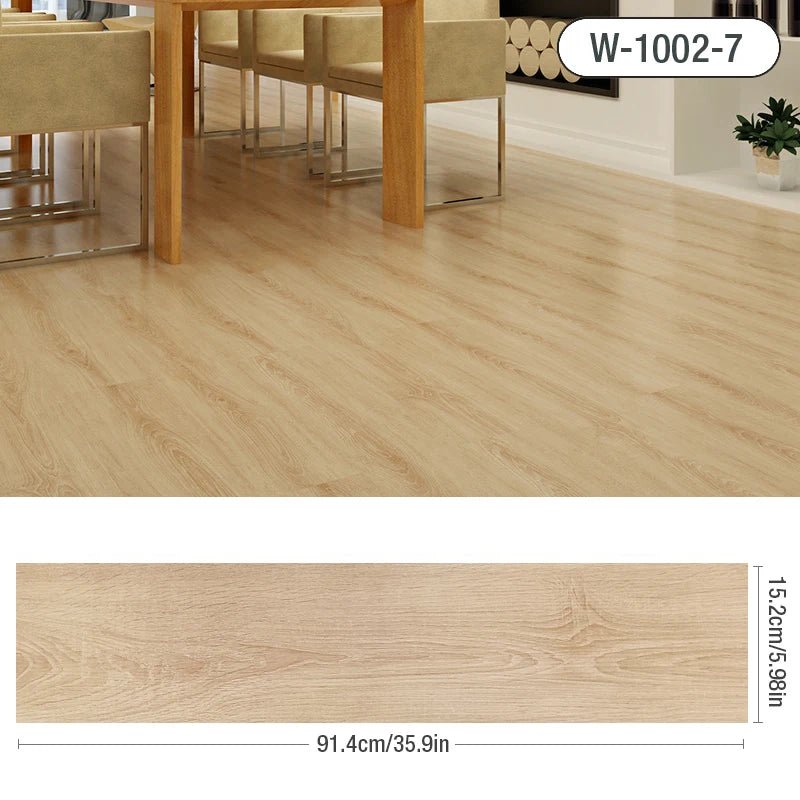 10 Miếng Dán Sàn PVC 3D Gỗ Dày Chống Thấm Bền Dễ Dán - Daisan Store