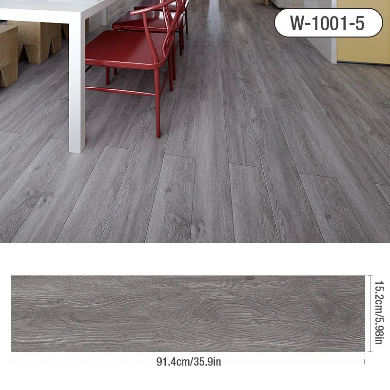 10 Miếng Dán Sàn PVC 3D Gỗ Dày Chống Thấm Bền Dễ Dán - Daisan Store