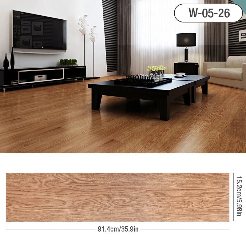 10 Miếng Dán Sàn PVC 3D Gỗ Dày Chống Thấm Bền Dễ Dán - Daisan Store
