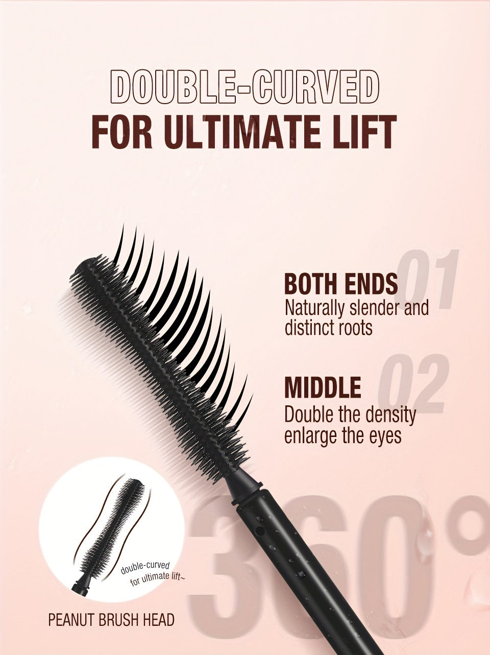 Mascara Dài Mi O.TWO.O - Chống Nước, Định Hình & Bền Lâu