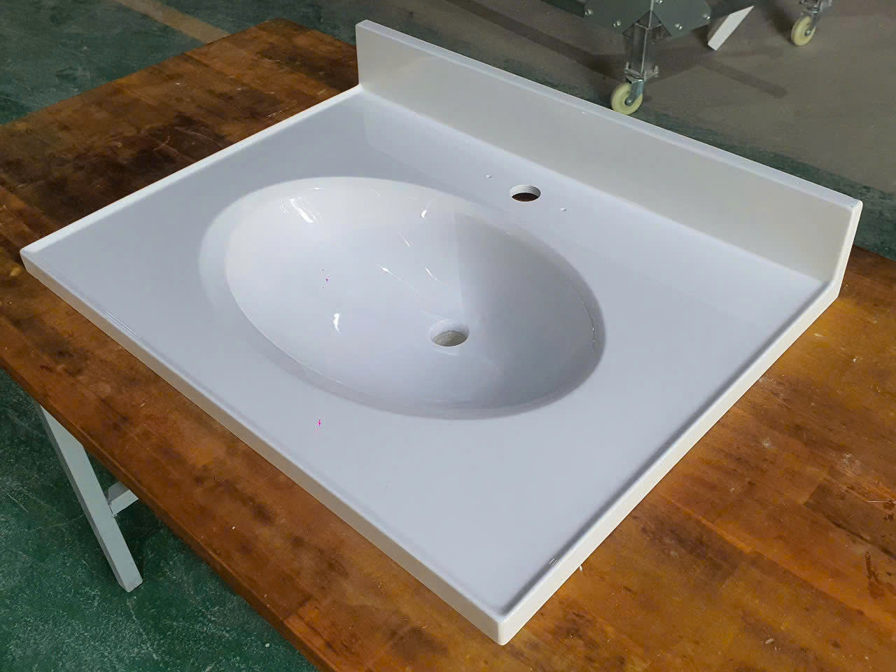 Chậu đơn Oval mã PS-2519OW KT 635x483mm
