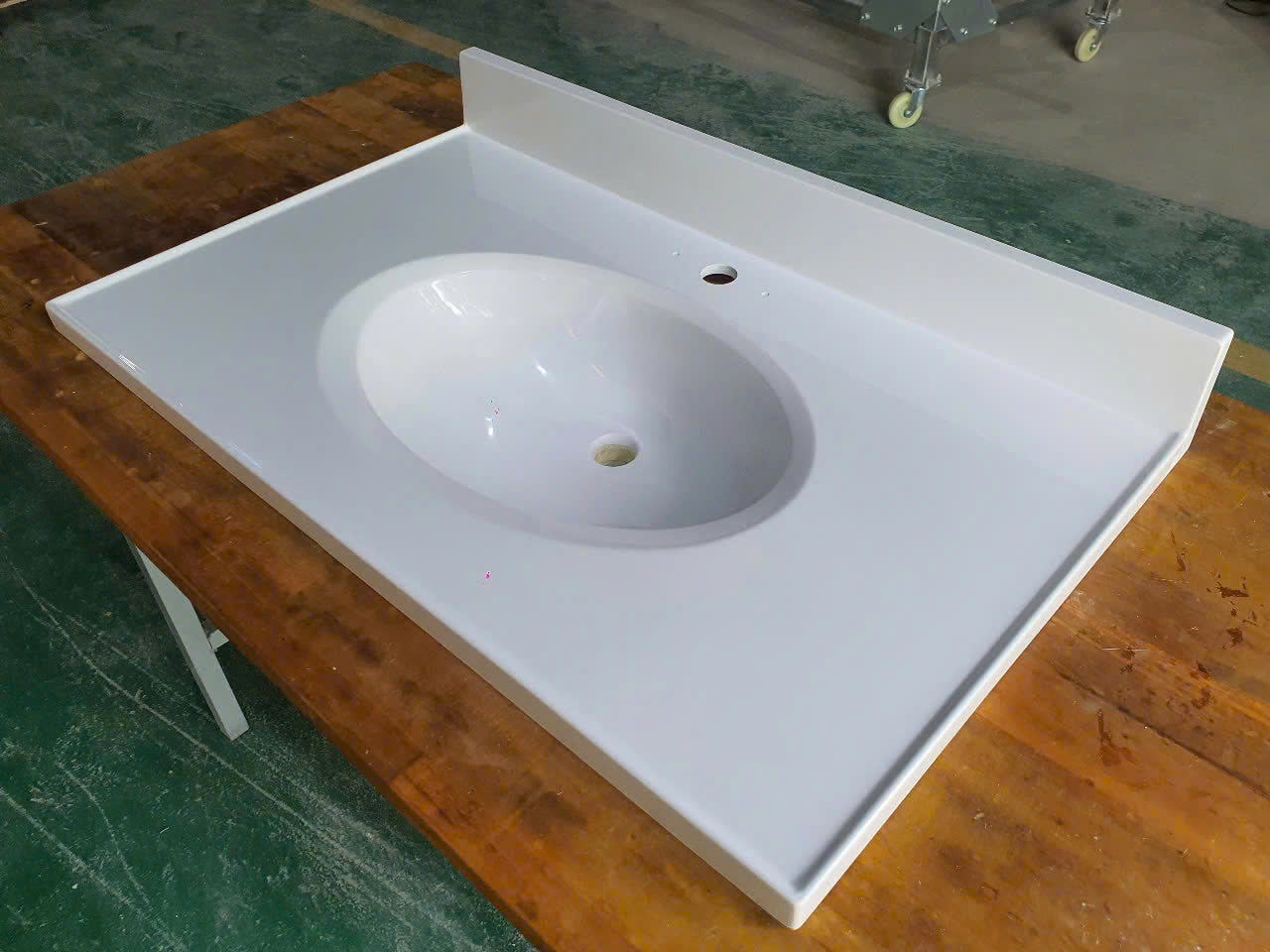 Chậu đơn Oval mã PS-3119OW KT 787x483mm