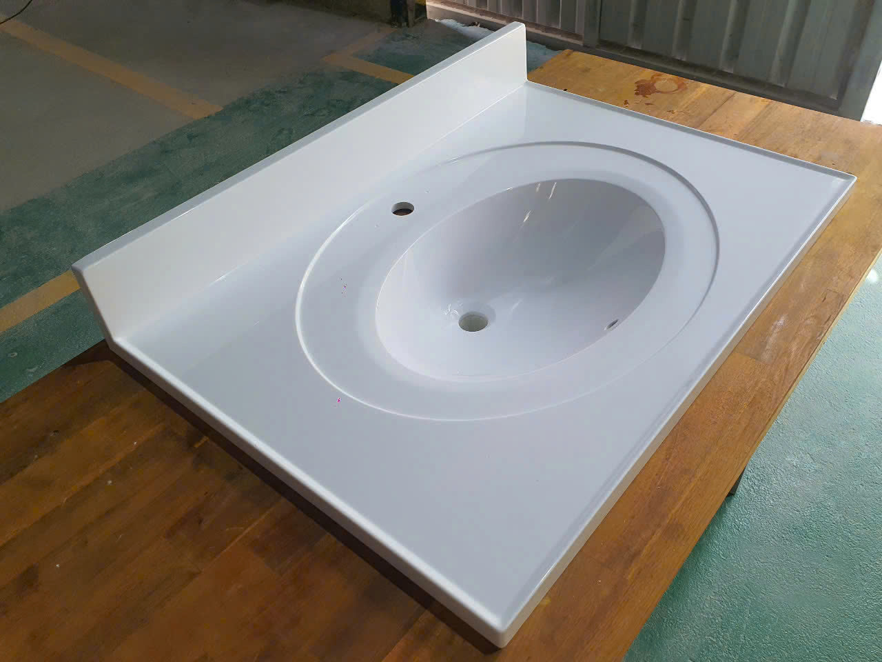Chậu đơn Oval mã PS-3122OW KT 787x559mm