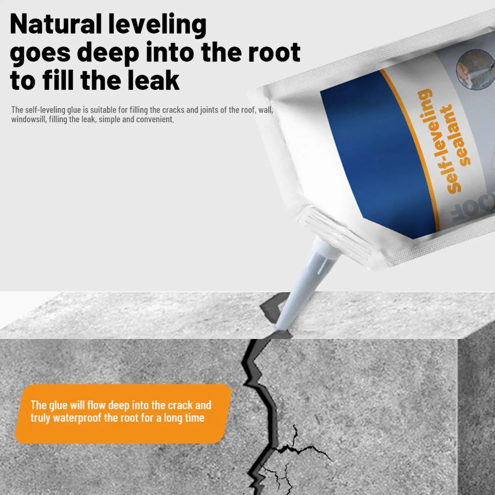 500ml Cement Concrete Waterproofing Sealant Penetrating Bonding Agent With High Strength For Roof, Pool, Bathroom, Basement - Daisan Store