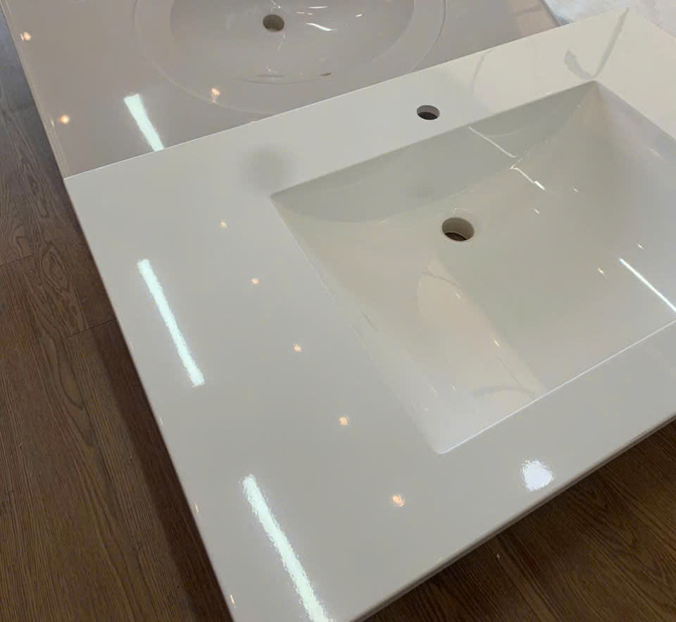 Chậu rửa mặt lavabo chữ nhật mã PSV0201KR-3722 KT 940x559mm