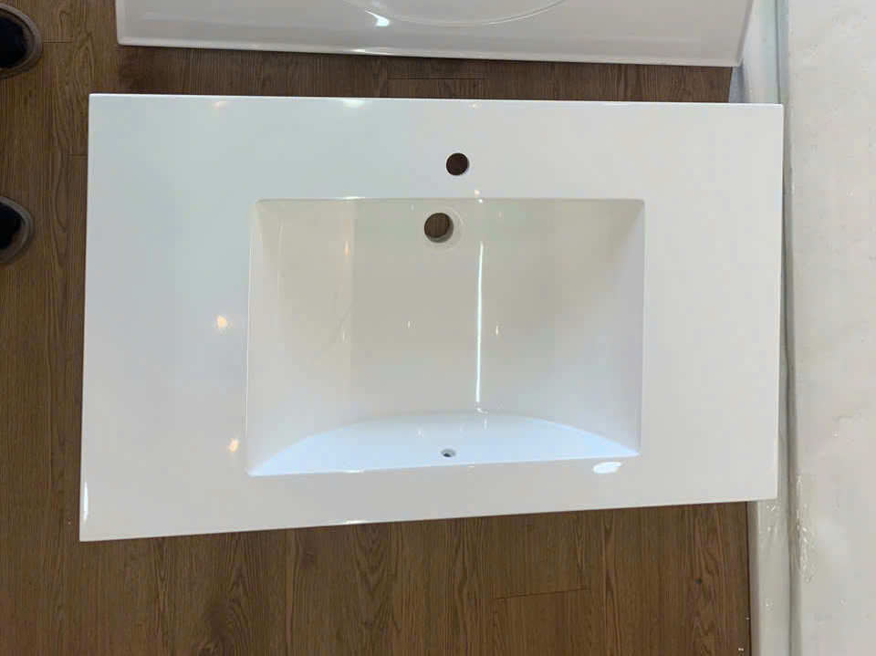 Chậu rửa mặt lavabo chữ nhật mã PSV0201KR-3722 KT 940x559mm