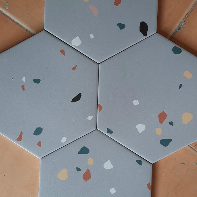 Gạch Terrazzo Lục Giác FL247 200x230x115mm