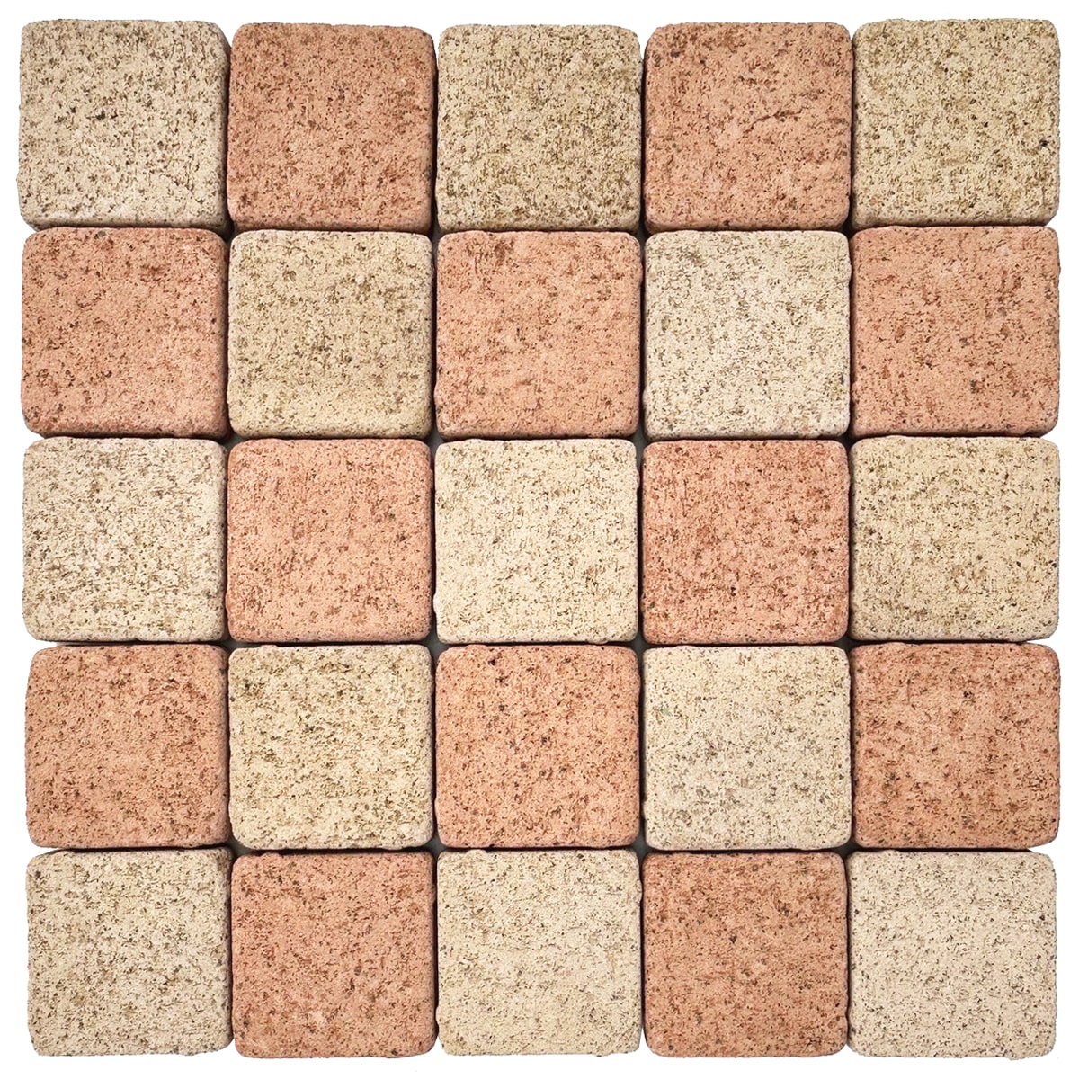 Gạch Vuông Mỏng 98x98x30mm Lát Sân Vườn Lối Đi Cảnh Quan Model P12 Nhật Bản