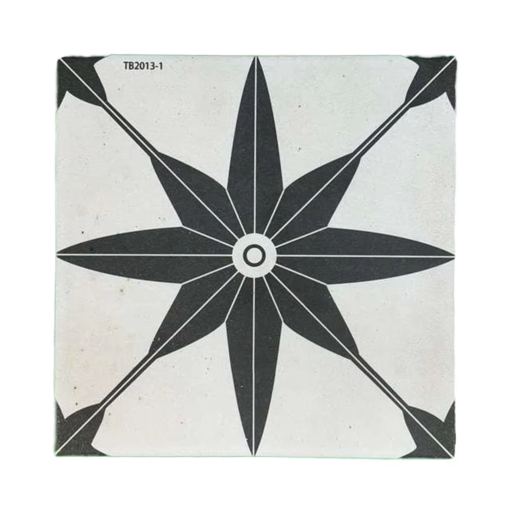 Gạch Mosaic sứ thủ công Hạng 3A, bề mặt bóng, chống mài mòn, phong cách cổ điển, chống trượt, kháng khuẩn, kích thước 200x200mm, dùng lát sàn và ốp tường.