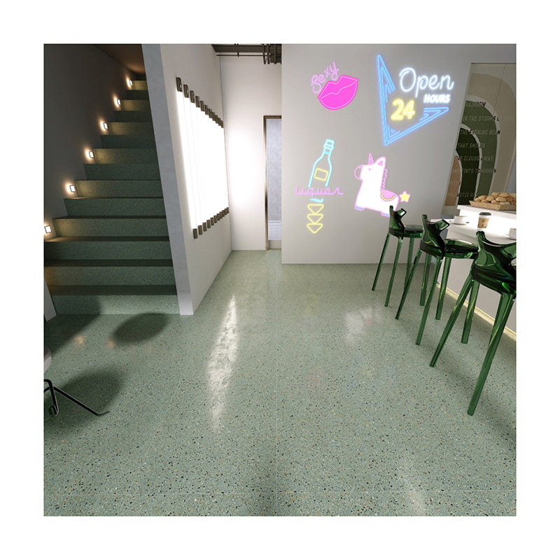 Gạch Sứ Terrazzo Mờ Phong Cách Cổ Điển và Độc Đáo Với Đế Gốm Toàn Bộ, Bề Mặt Men Chạm Khắc Tinh Xảo