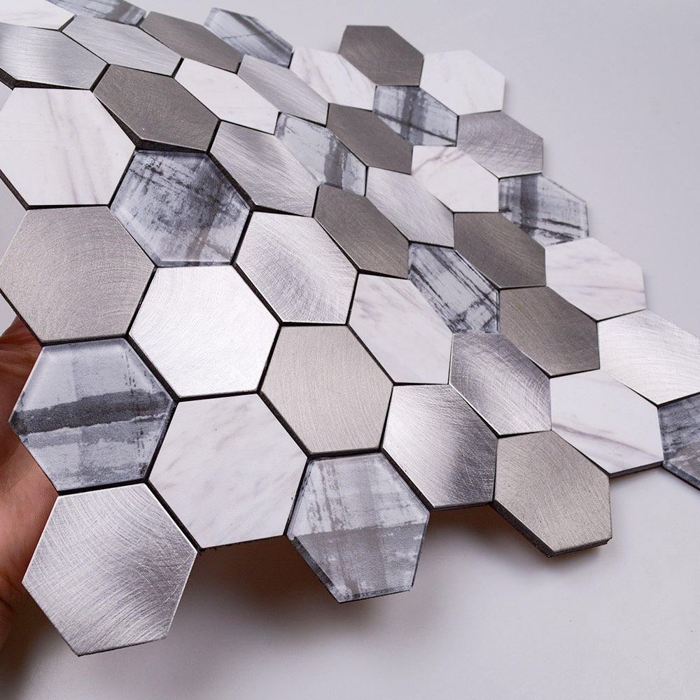 Gạch Mosaic Kính Đá Bóc Dán Ốp Tường
