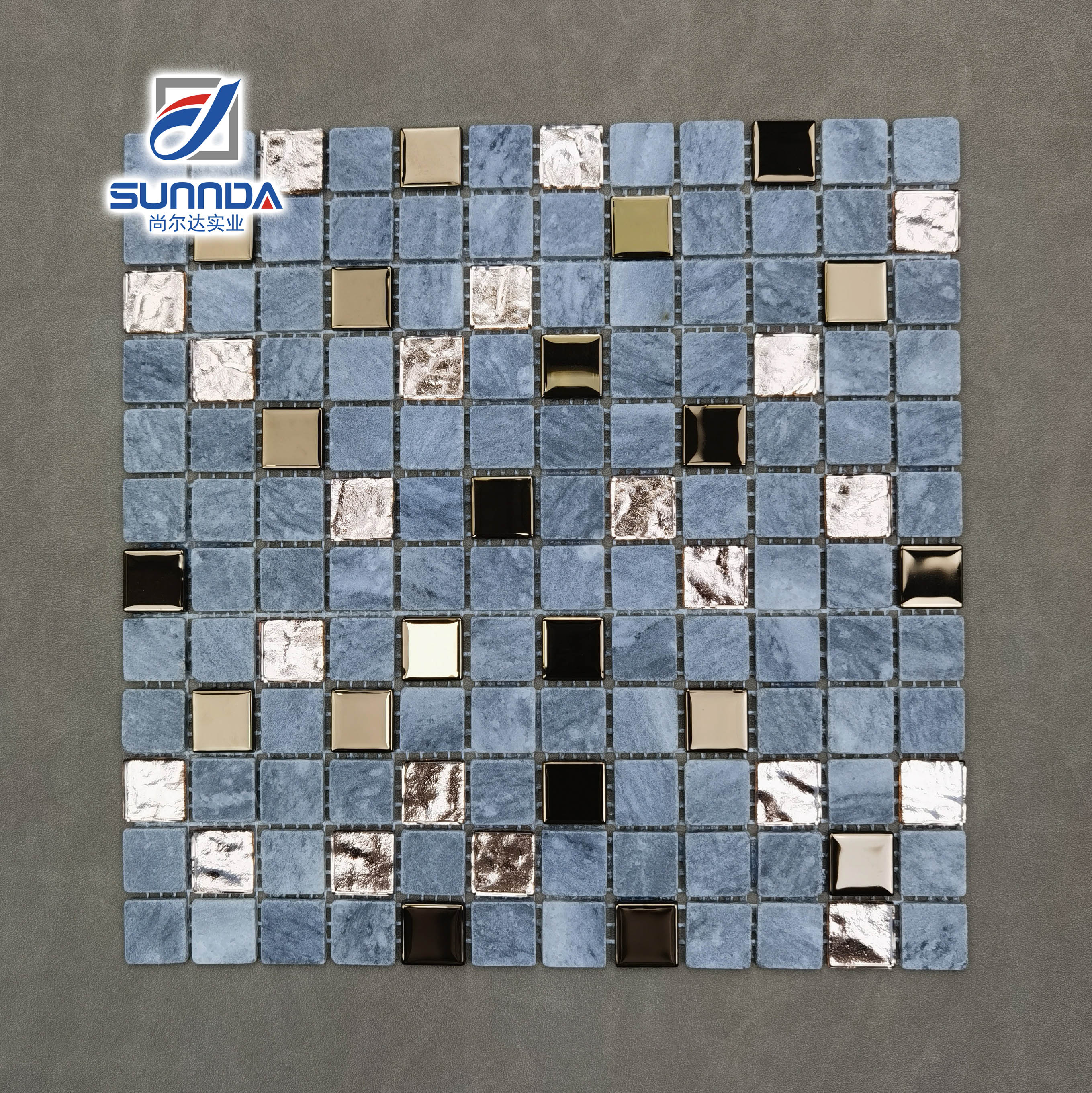Gạch ốp tường Mosaic Đá Vôi Đá Tự Nhiên Màu Cẩm Thạch