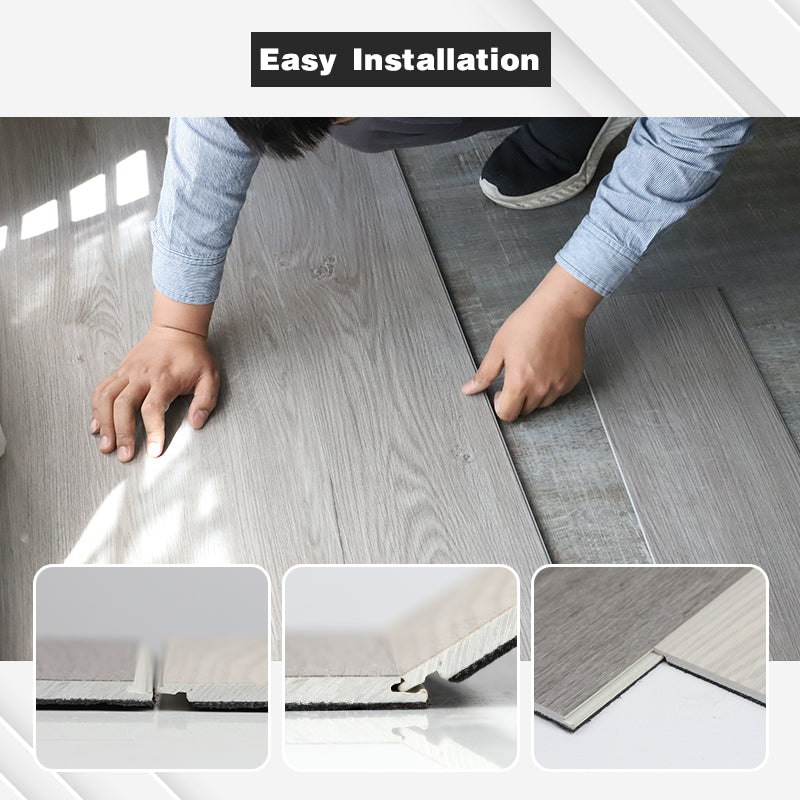 Nhà cung cấp sàn SPC Vinyl PVC Trung Quốc Vật liệu trang trí Sàn Vinyl trong nhà Với lớp phủ UV Hấp thụ âm thanh IXPE