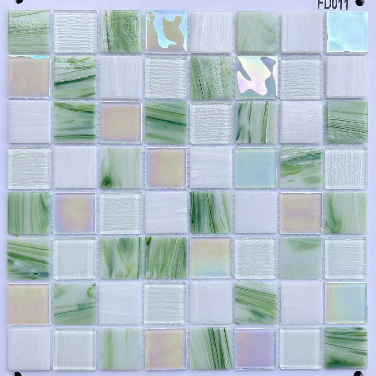 Thiết kế mới Gạch mosaic kính hồ bơi ốp tường trang trí phòng tắm trong nhà ngoài trời