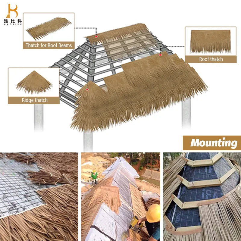 Ngói Lá Nhân Tạo Chống Cháy, Chống Nước, Cách Nhiệt