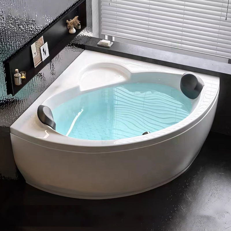 Acrylic Spa Góc Xoáy Nước Trắng - Bồn Tắm Đôi