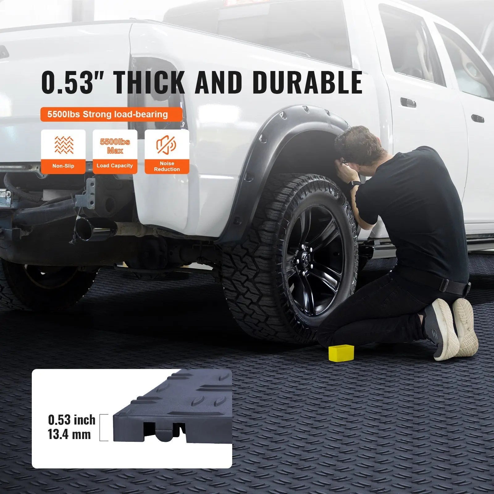 Gạch Lót Gara Khóa Nối Chống Trượt 50 Miếng