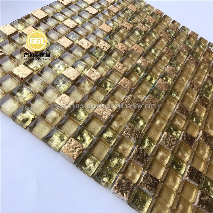 Gạch Mosaic Thủy Tinh Thiết Kế Sang Trọng Tùy Chỉnh Mẫu Mới Trang Trí Phòng Tắm Bếp Hồ Bơi