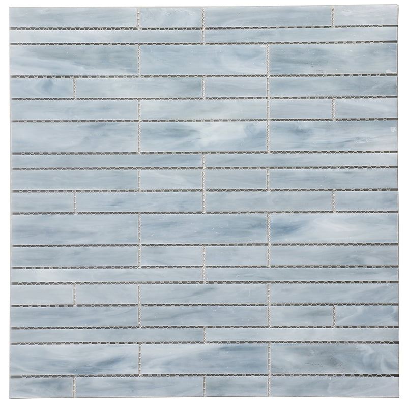 Gạch Lát Hồ Bơi Và Sàn Phòng Tắm Mosaic Kính Óng Ánh Trắng - Bán Trực Tiếp Từ Nhà Máy