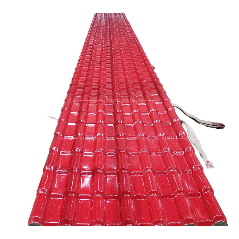 Ngói Nhựa Giả Ngói Tây Ban Nha PVC Chịu Nhiệt Guangzhou
