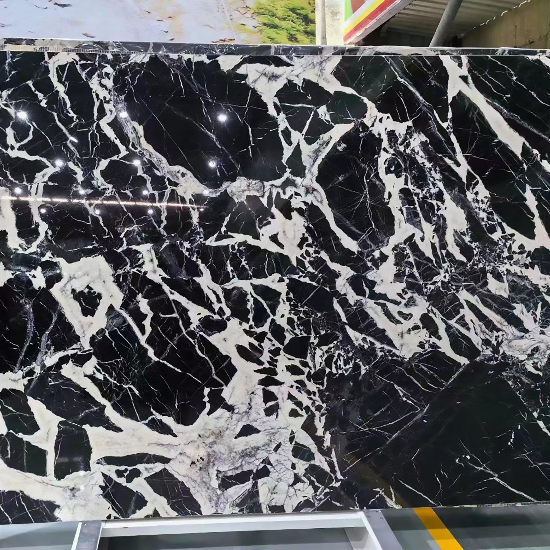 Đá Cẩm Thạch Đen Bvlgari Tự Nhiên Sang Trọng Bán Chạy Nhất Dạng Gạch Và Tấm Ốp Lát Sàn