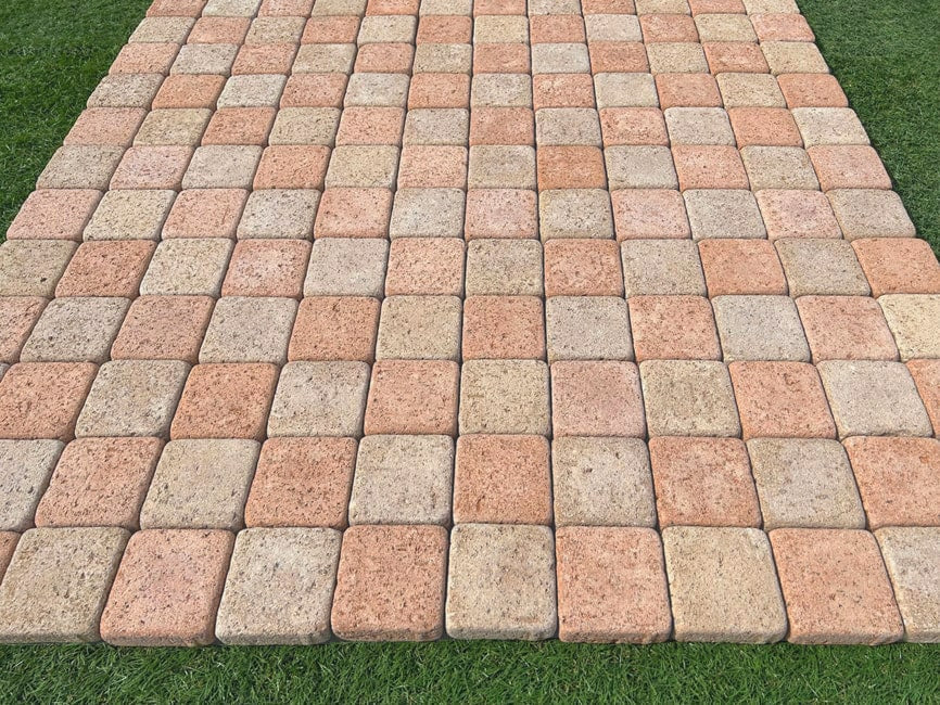 Gạch lát nền vuông cao cấp, đa năng, hai màu, kích thước 98x98x30mm, dùng cho lối đi & sân vườn, đang giảm giá