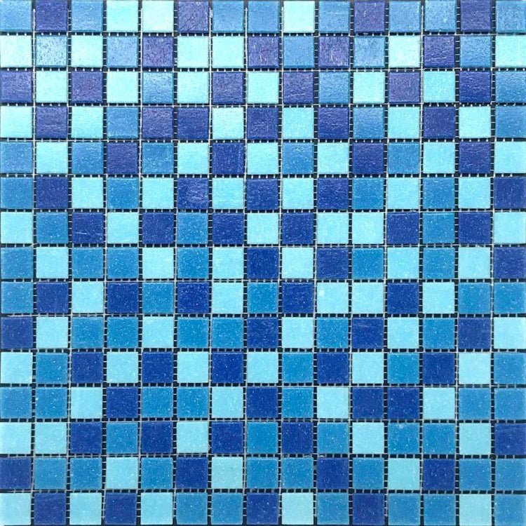 Gạch mosaic vuông kính pha lê màu trang trí hình chữ nhật cho phòng khách và bếp