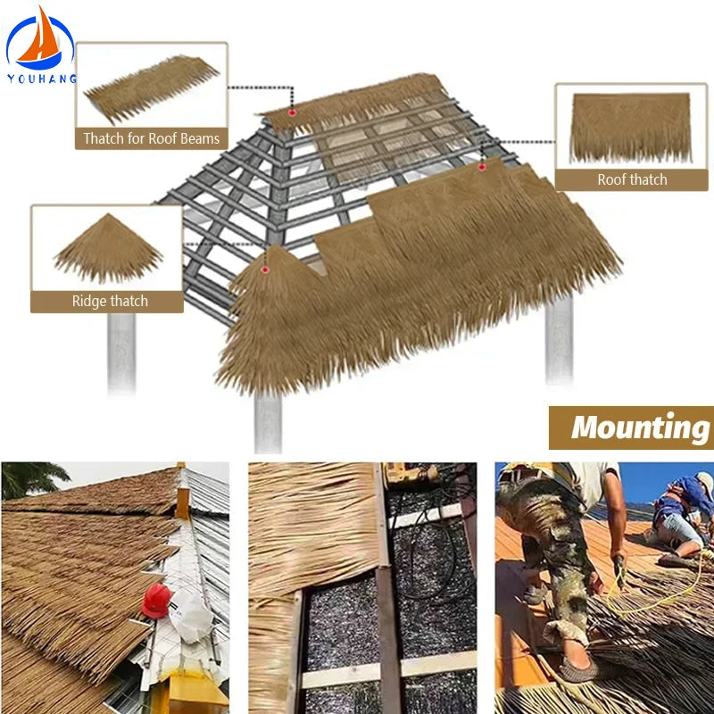 Mái Lợp Tiki Thiên Nhiên Túi Mát Châu Phi