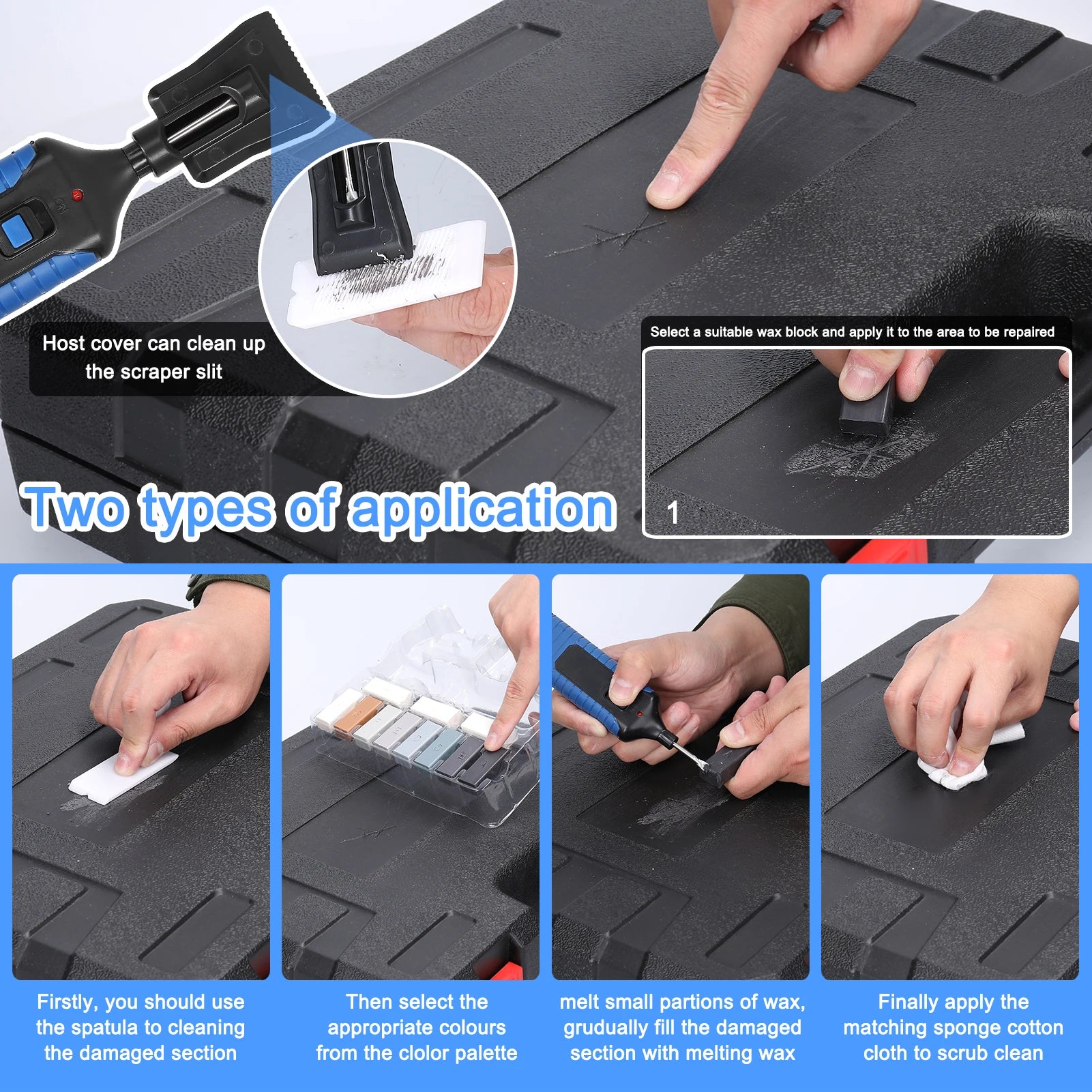 Bộ Dụng Cụ Sửa Chữa Gạch Men - Đầy Đủ & Tiện Lợi
