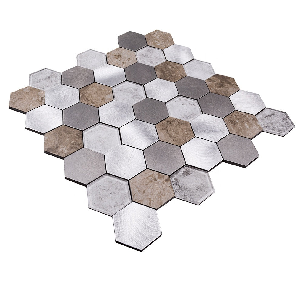 Gạch Mosaic Kính Đá Bóc Dán Ốp Tường