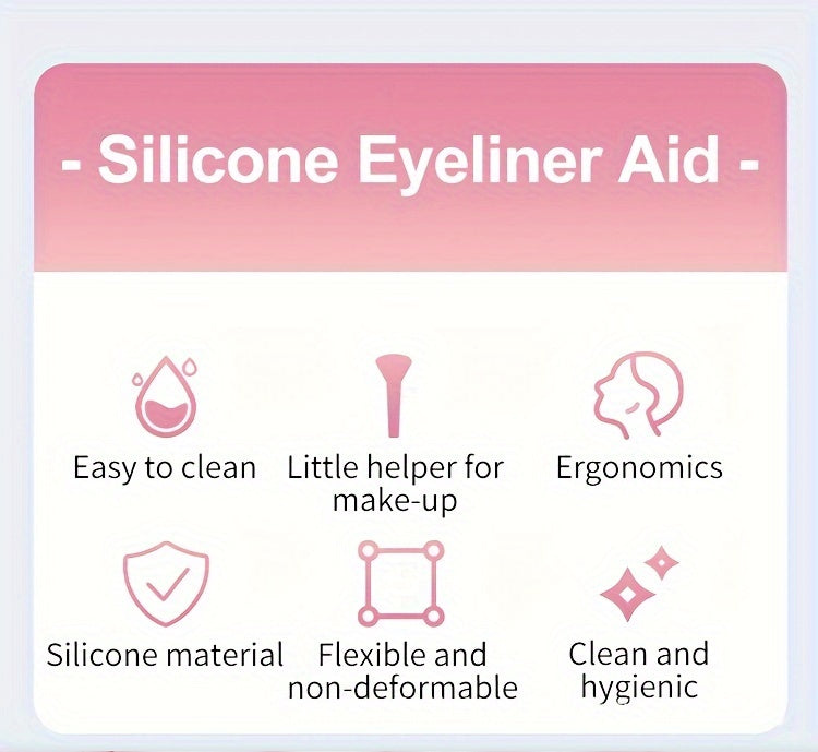 Miếng Che Kẻ Mắt Đa Năng Silicone Dễ Dùng Cho Người Mới