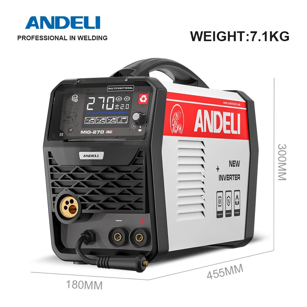 ANDELI Máy Hàn MIG 3 Trong 1 MIG 270 Lift TIG MMA 220V - Daisan Store