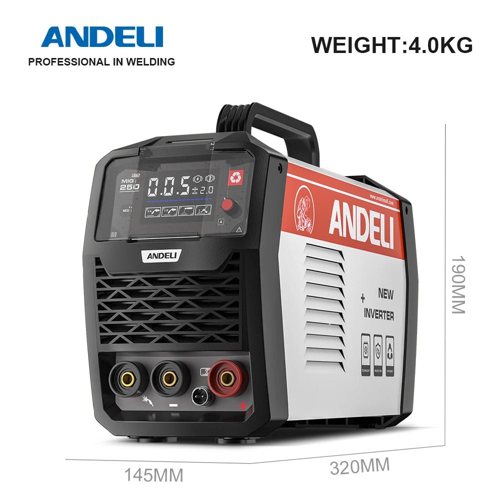 Andeli MIG 250 Máy Hàn Inverter 3 Trong 1 Không Gas - Daisan Store