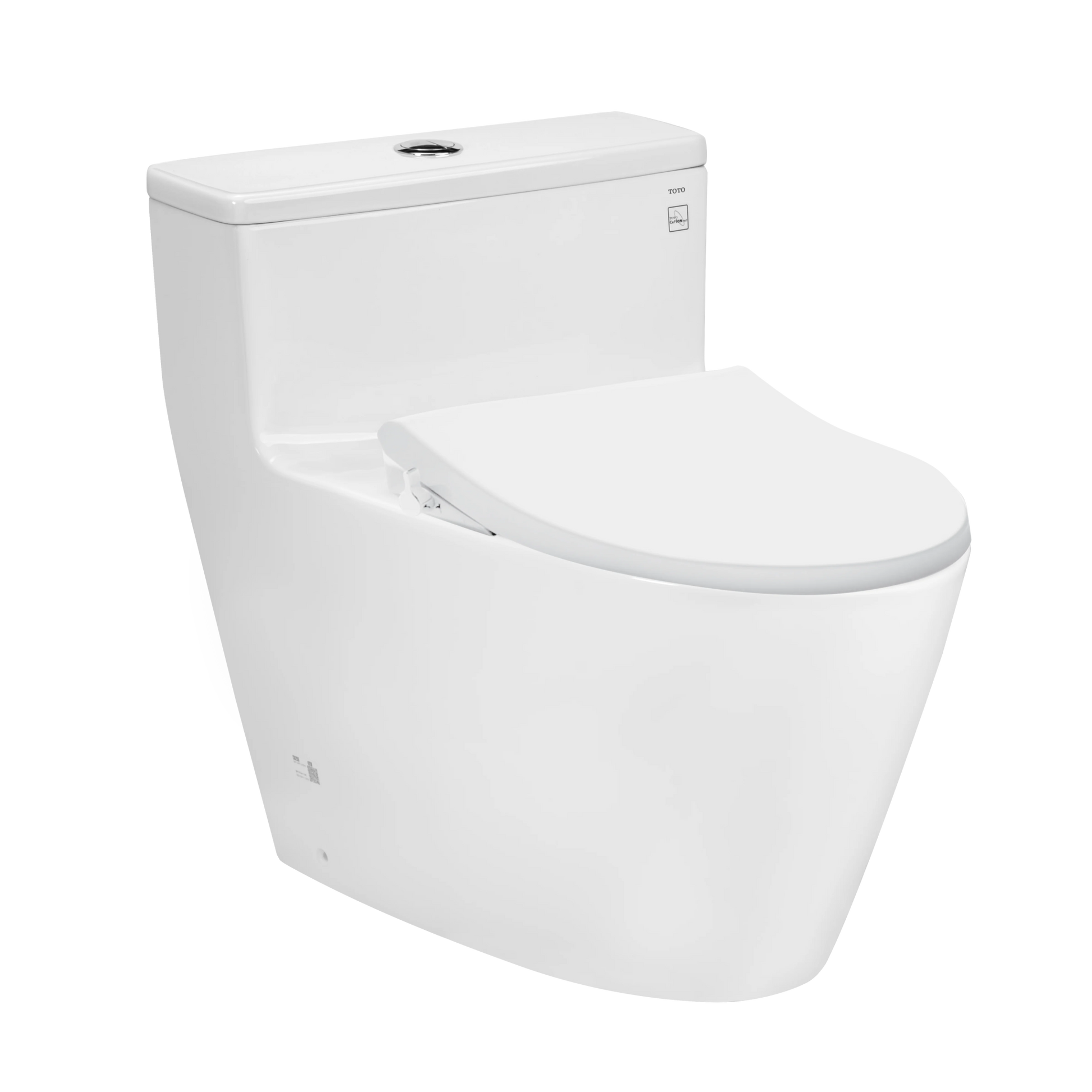 Bàn cầu 1 khối kèm nắp rửa cơ ECOWASHER TCW1211A MS625DE4XW - Daisan Store