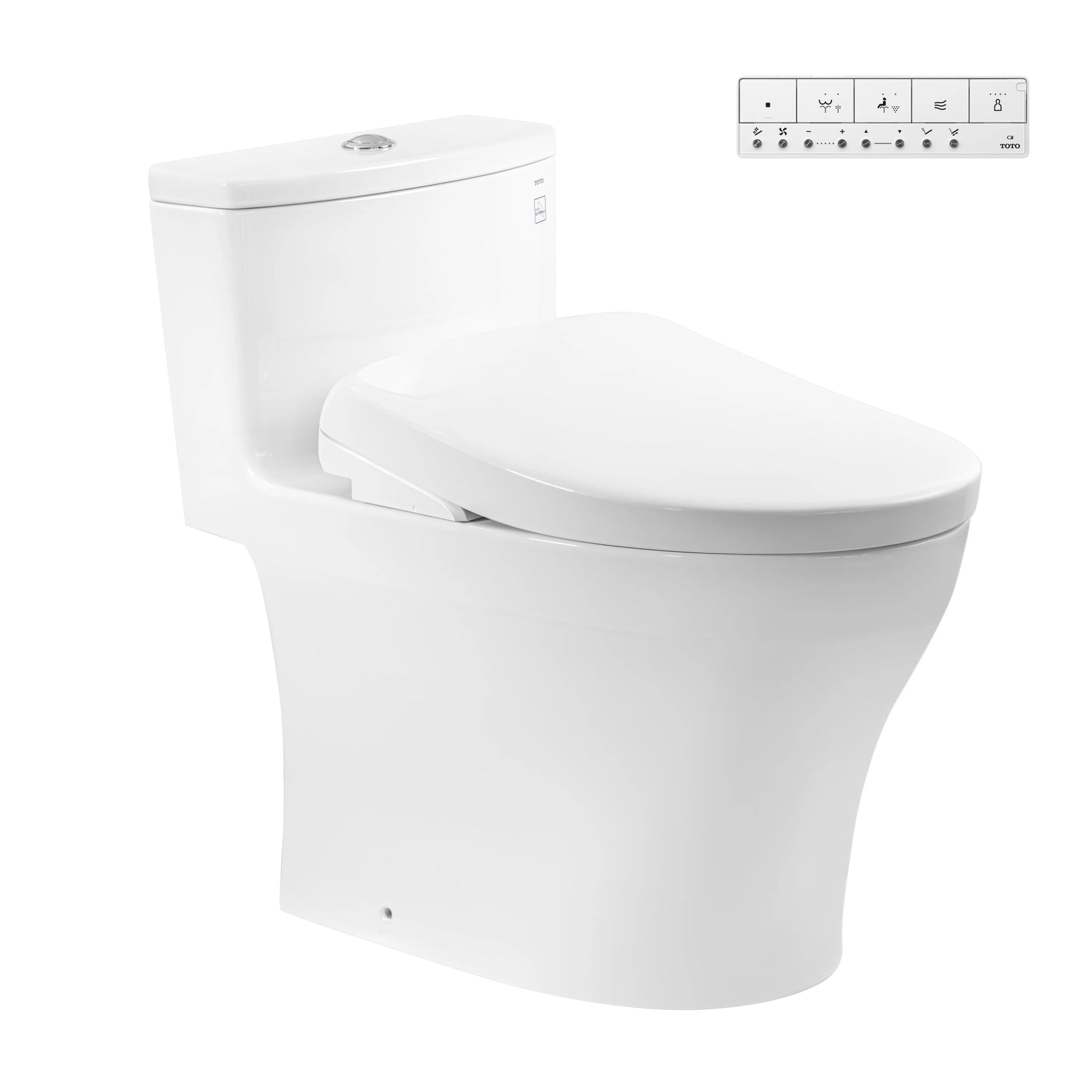 Bàn cầu 1 khối kèm nắp rửa điện tử WASHLET dòng S7 – TCF47360GAA MS885CDW23XW - Daisan Store