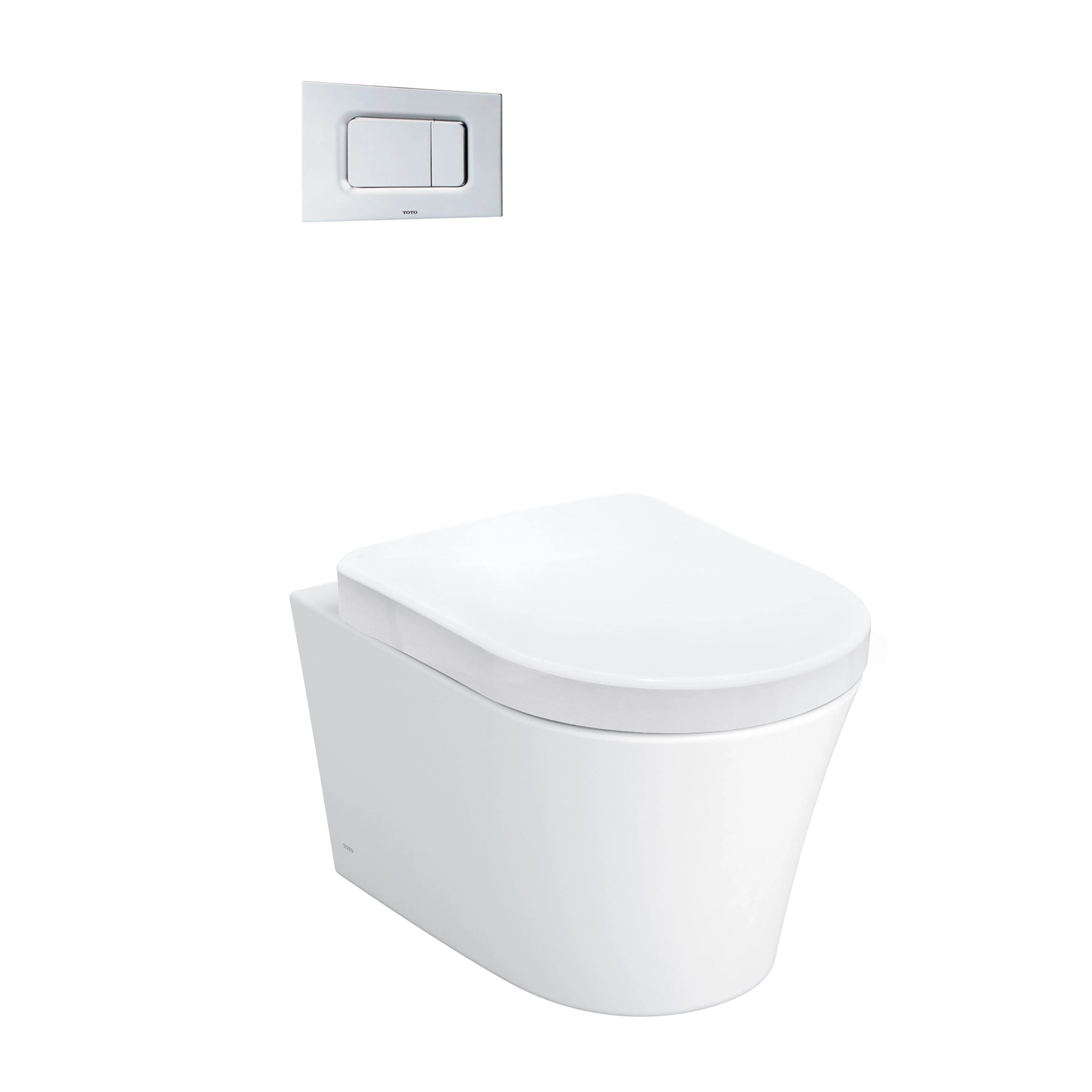 Bàn cầu treo tường kèm nắp đóng êm CW553_TC384CVK_WH172A_MB170P - Daisan Store