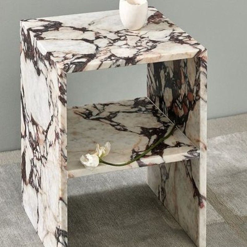 Bàn Đầu Giường Calacatta Viola Bella Đá Cẩm Thạch - Daisan Store
