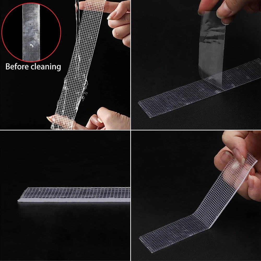 Băng Keo Hai Mặt Nano Trong Suốt Siêu Dính Dễ Gỡ Chịu Nước - Daisan Store