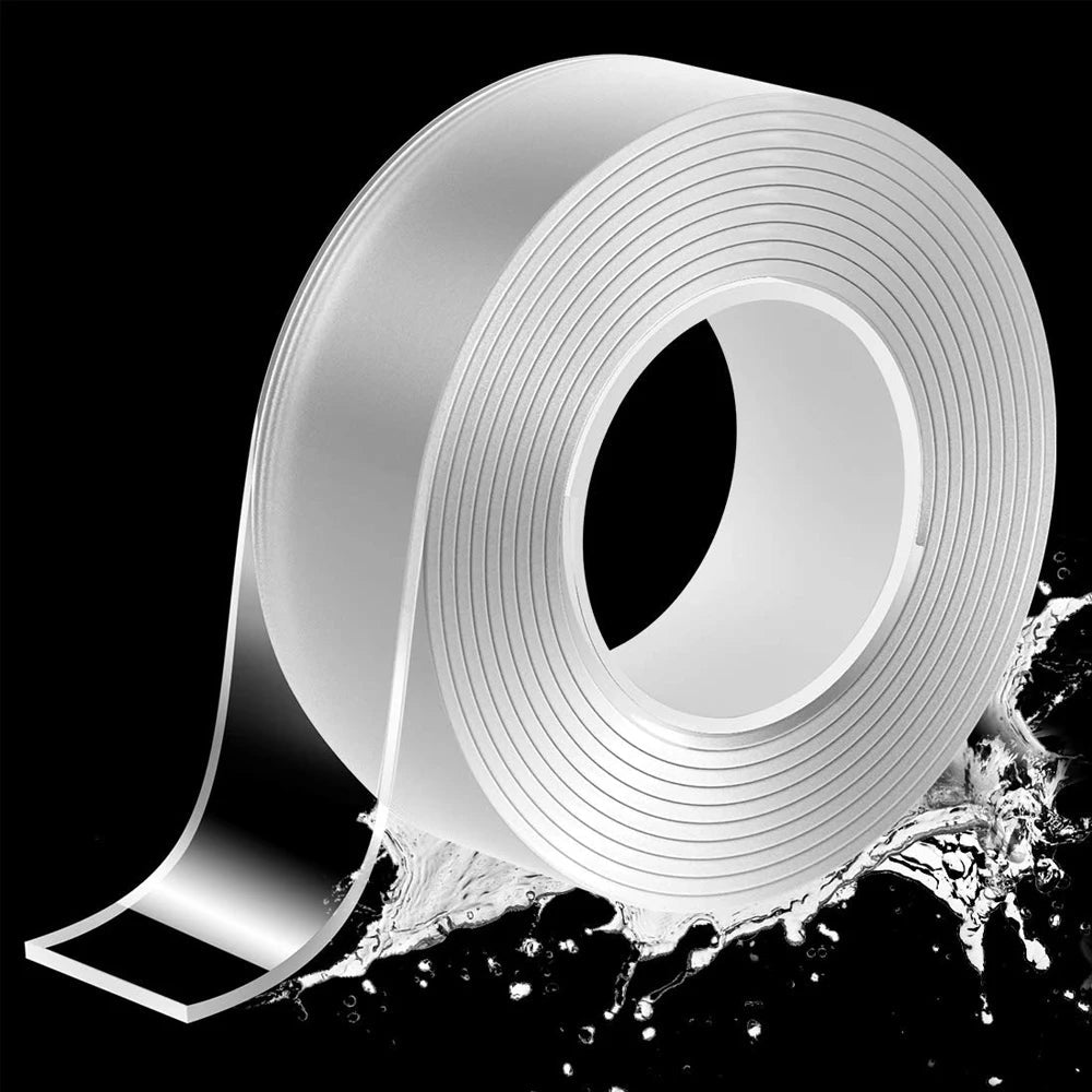 Băng Keo Hai Mặt Nano Trong Suốt Siêu Dính Dễ Gỡ Chịu Nước - Daisan Store