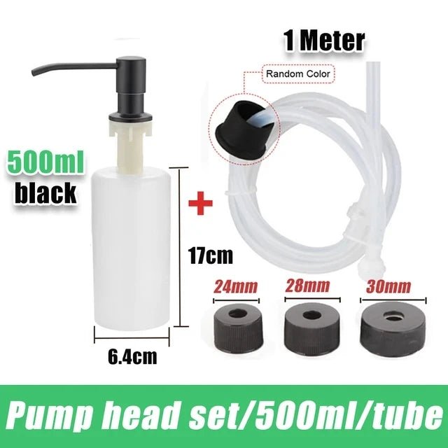 Bình Xà Phòng Rửa Chén Gắn Bồn Inox 500ML Tiện Dụng - Daisan Store