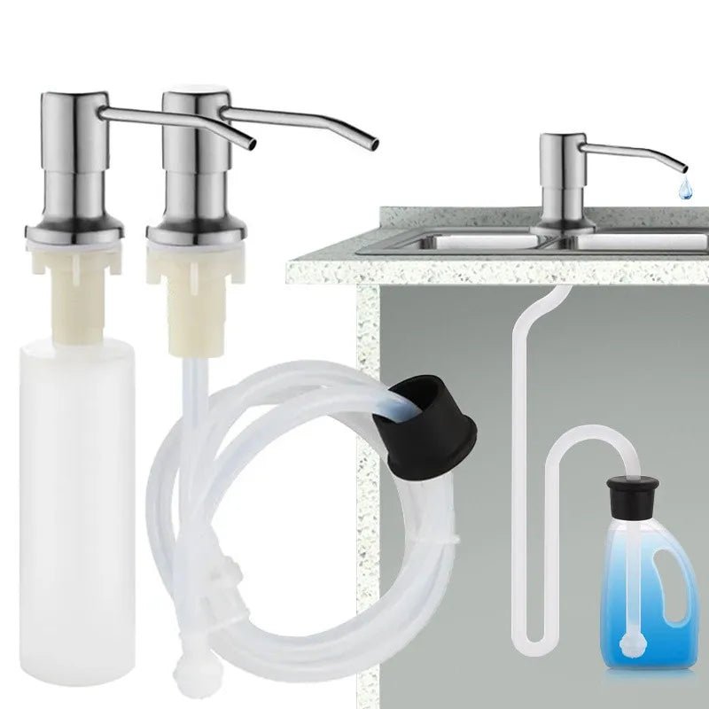 Bình Xà Phòng Rửa Chén Gắn Bồn Inox 500ML Tiện Dụng - Daisan Store