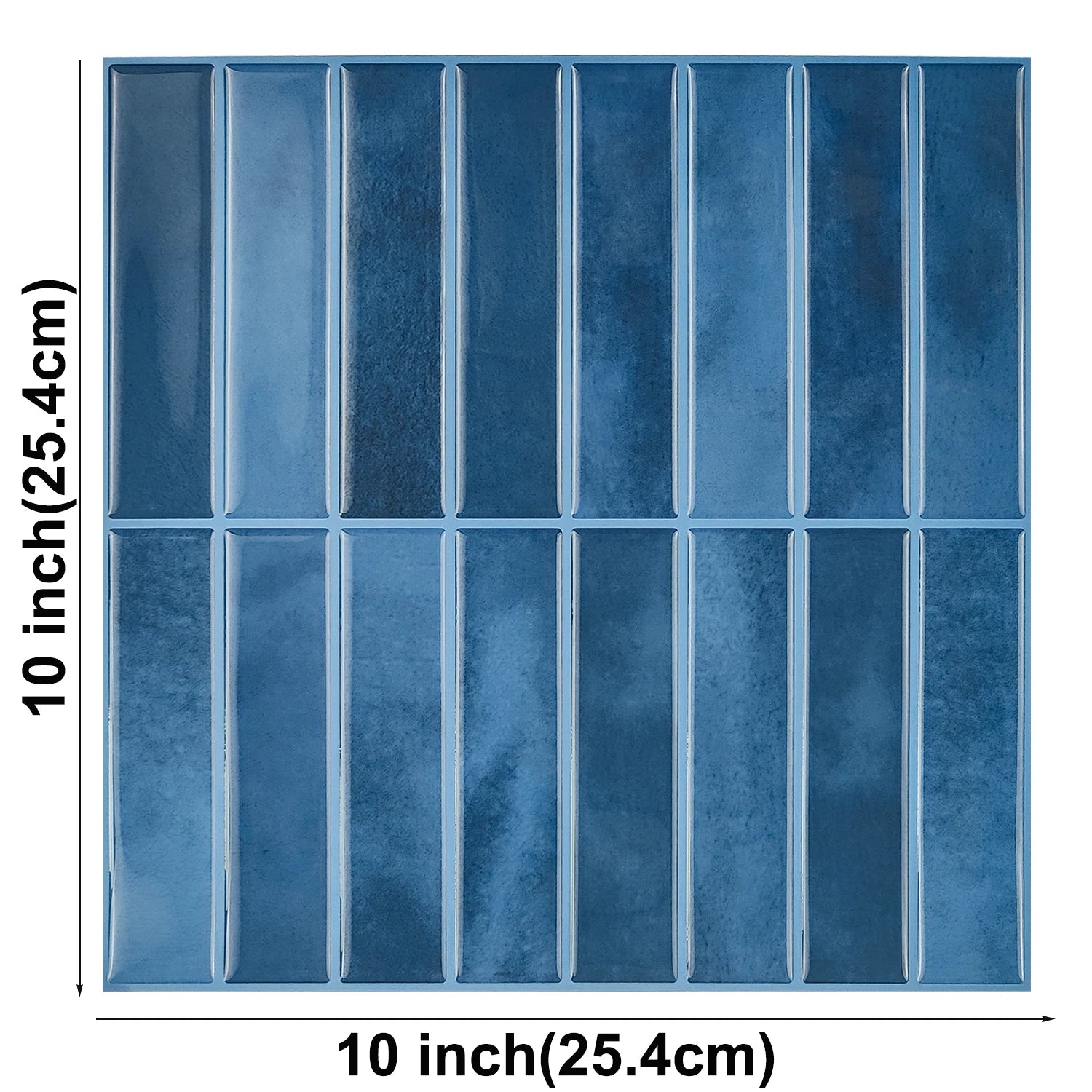 Bộ 10 Miếng Dán Tường 3D Giả Gạch Chống Nước Decor - Daisan Store