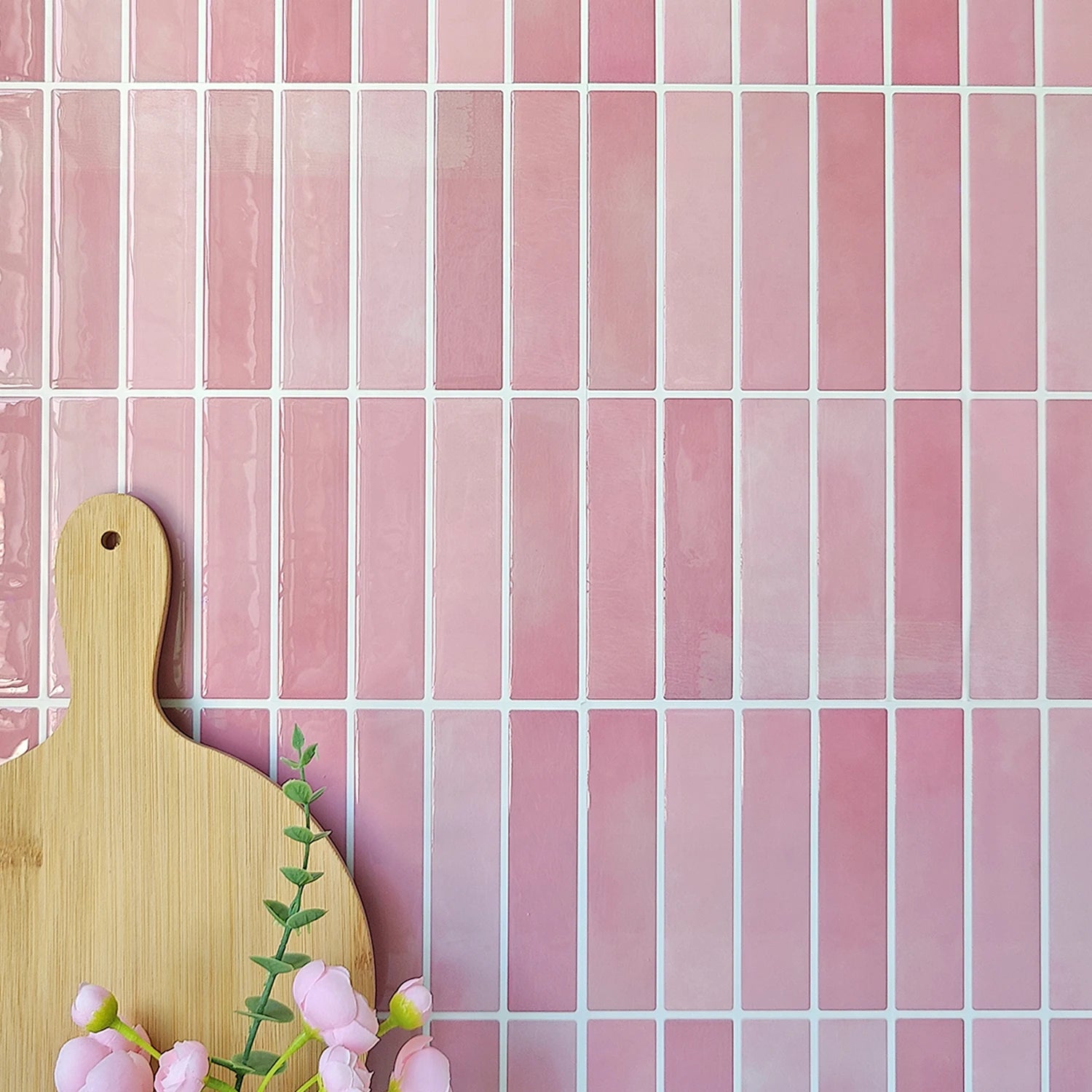 Bộ 10 Miếng Dán Tường 3D Giả Gạch Chống Nước Decor - Daisan Store