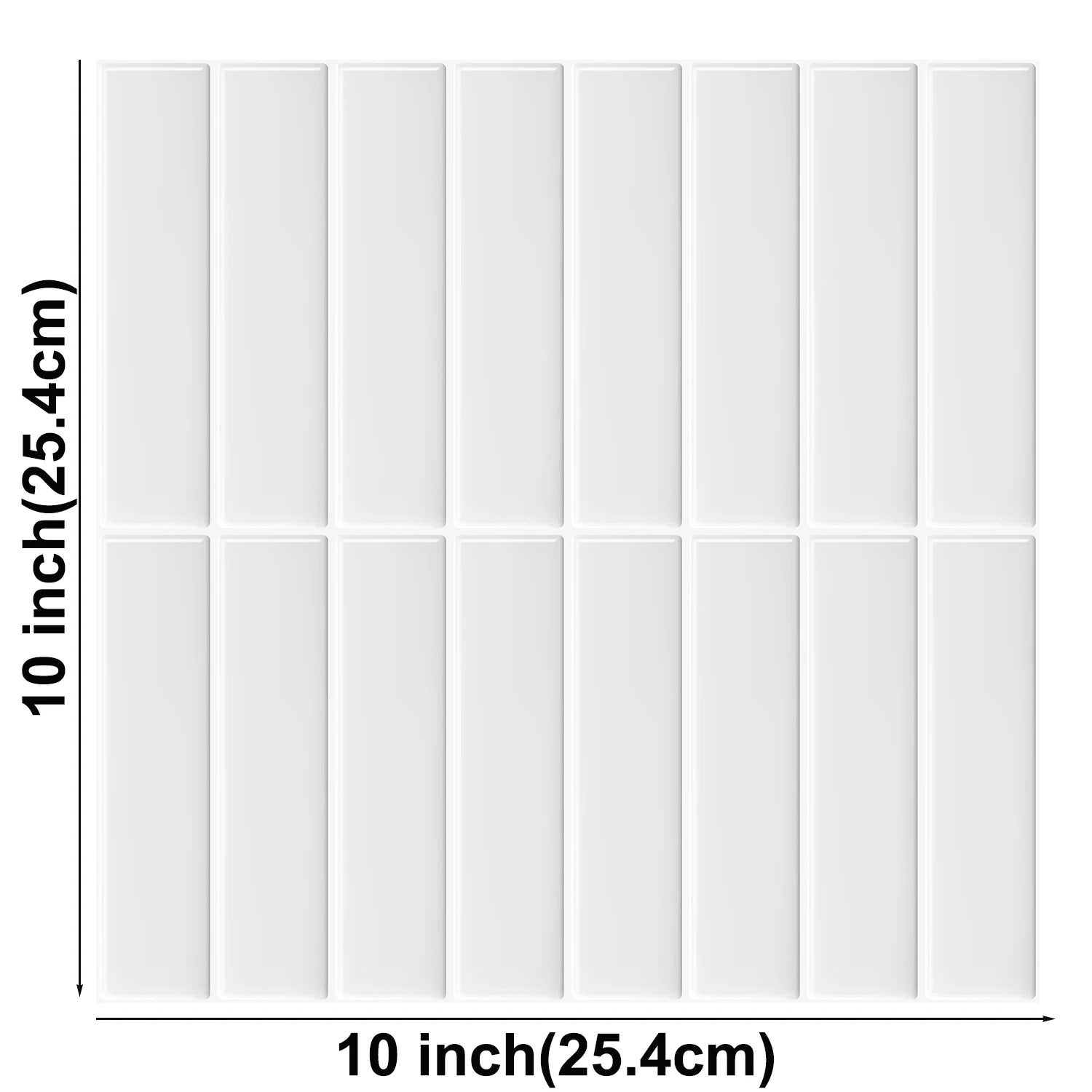 Bộ 10 Miếng Dán Tường 3D Giả Gạch Chống Nước Decor - Daisan Store