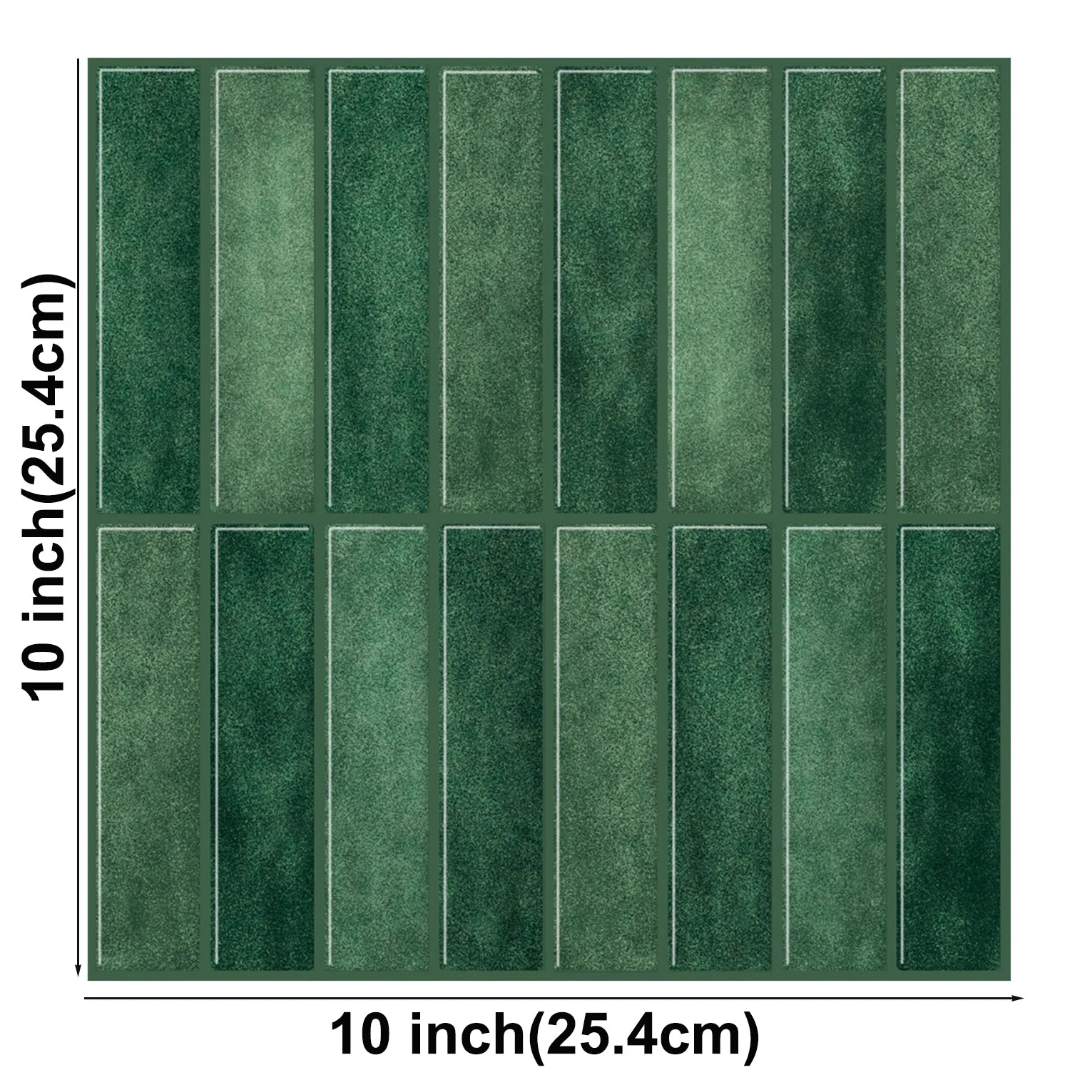 Bộ 10 Miếng Dán Tường 3D Giả Gạch Chống Nước Decor - Daisan Store