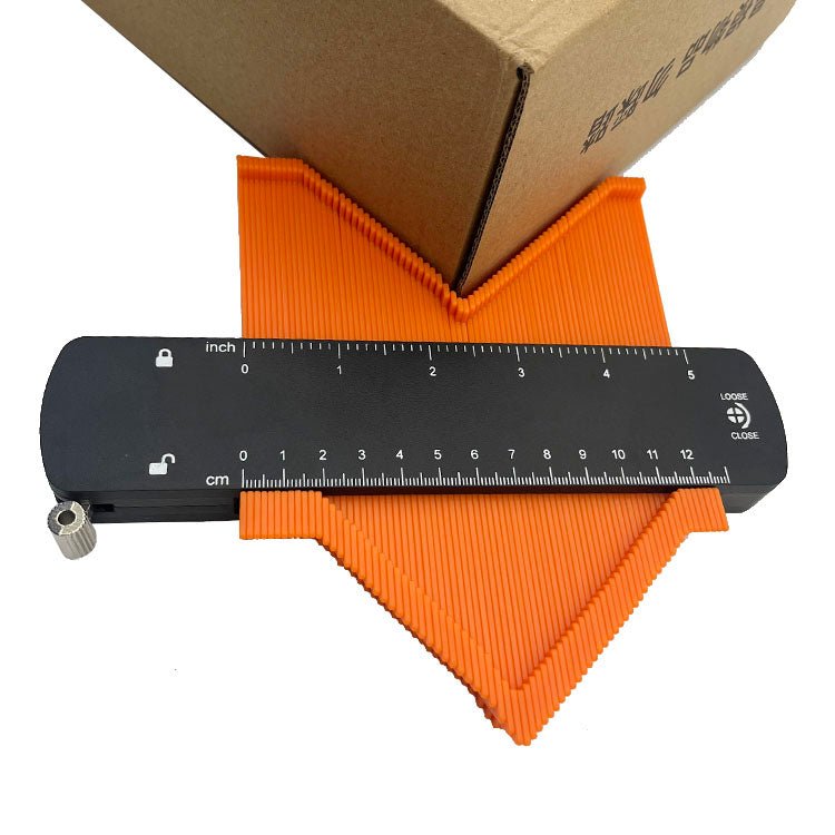 Bộ 3 thước đo đường viền 10+5+6 inch có khóa kèm thước đo góc - Daisan Store