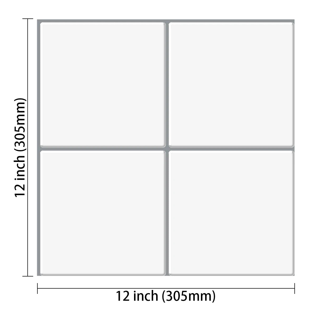 Bộ 5 Miếng Dán Tường 3D Subway Trang Trí Nhà Bếp - Daisan Store