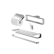 Bộ 5 sản phẩm G: lô đựng giấy vệ sinh, vòng treo khăn, móc áo, thanh vắt khăn & thanh vắt khăn 2 tầng YS902N5V - Daisan Store