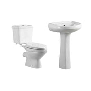 Bộ chậu rửa mặt Medyag giá rẻ nhất bằng gốm hai mảnh Inodoro Chậu rửa mặt bệ phòng tắm - Daisan Store